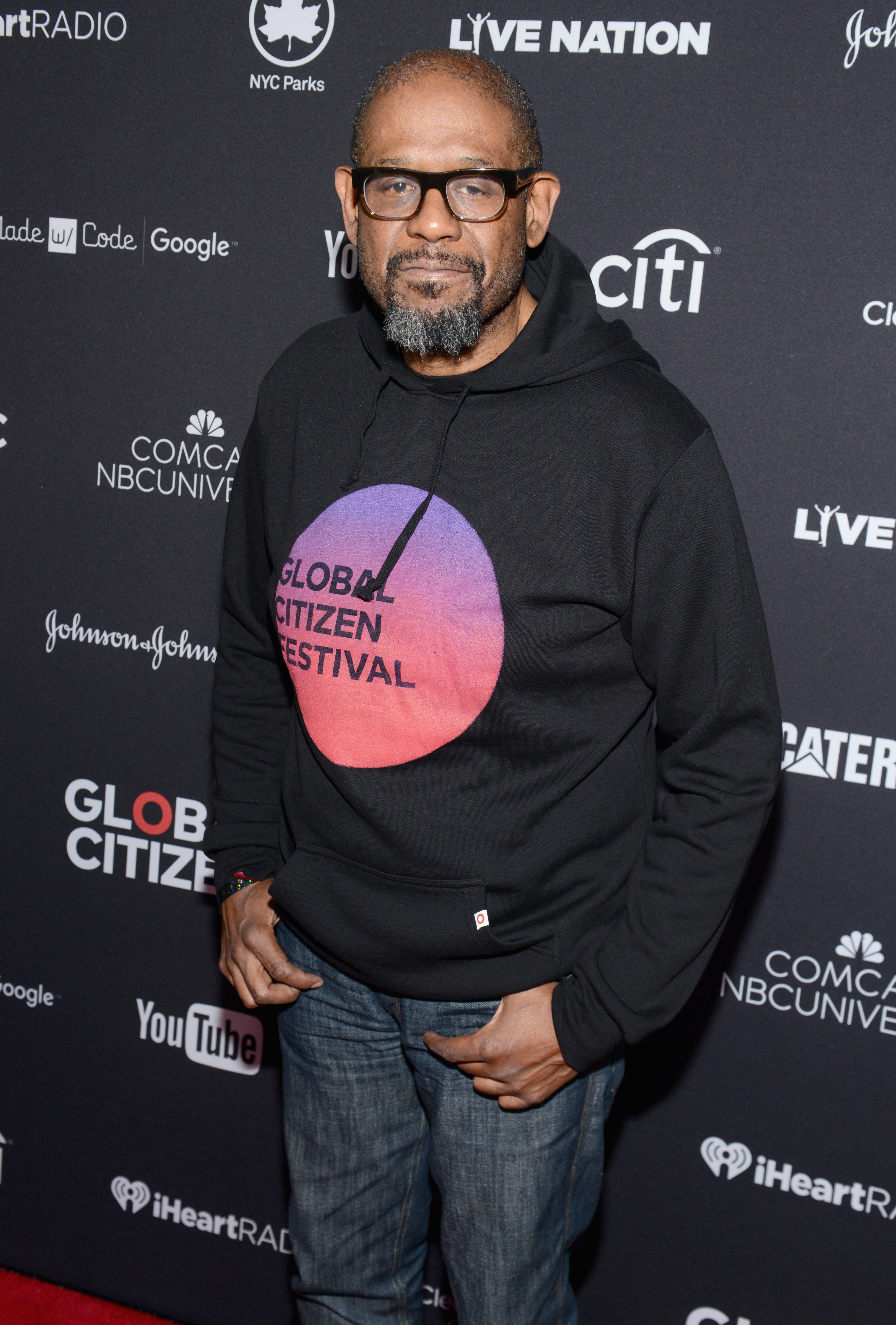 Forest Whitaker attends the 2016 Global Citizen Festival In Central Park To End Extreme Poverty By 2030 at Central Park on September 24, 2016 in New York City