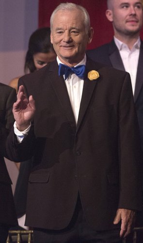 Bill Murray receives the 19th Annual Mark Twain Prize at the Kennedy Center on October 23, 2016 in Washington, DC.