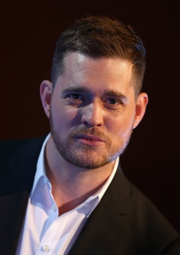 Michael Buble poses during a press conference on April 24, 2014 in Sydney