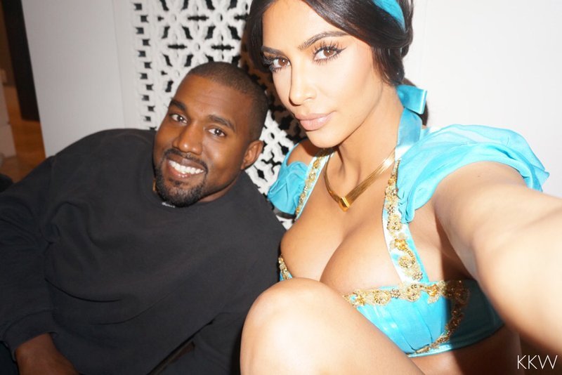 Kim Kardashian and husband Kanye West celebrate Halloween 2016 