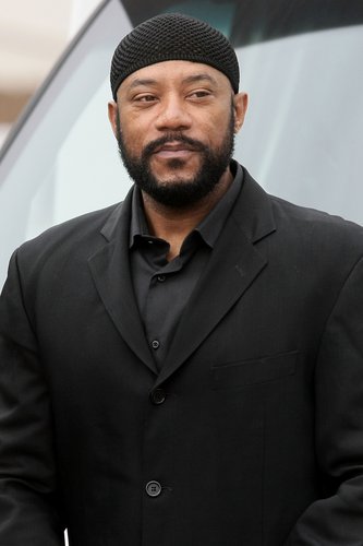 Ricky Harris arrives at Nate Dogg's funeral service on March 26, 2011 in Long Beach