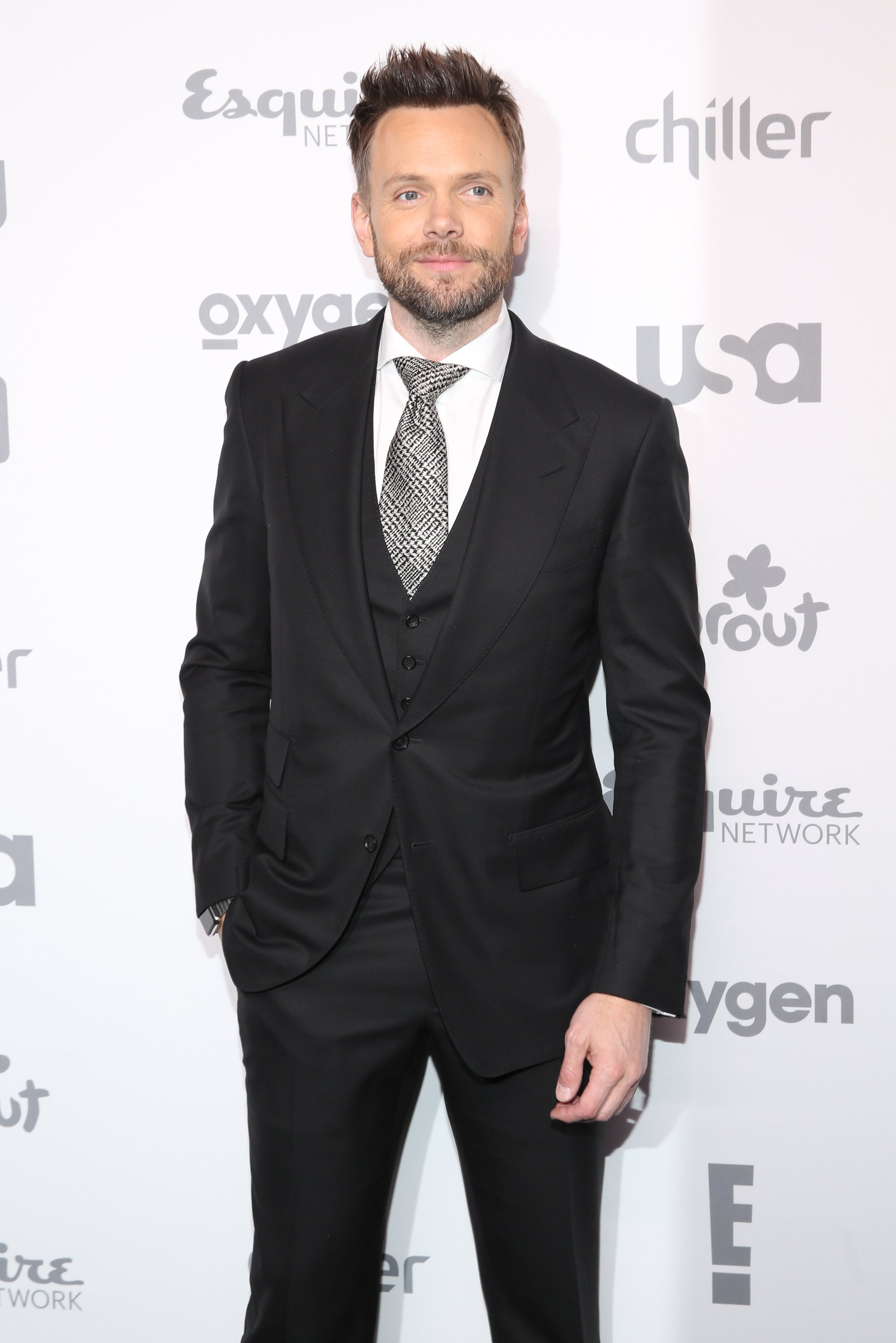 Joel McHale attends the 2015 NBCUniversal Cable Entertainment Upfront at the Javits Center in New York City on Thursday, May 14, 2015