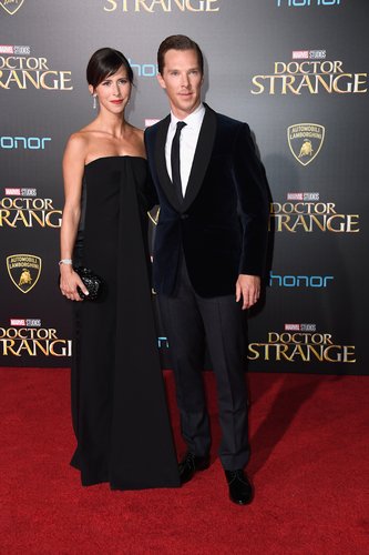 Benedict Cumberbatch and wife Sophie Hunter Premiere Of Disney And Marvel Studios' 'Doctor Strange' on October 20, 2016 in Hollywood