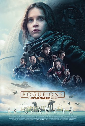 A poster for 'Rogue One: A Star Wars Story'