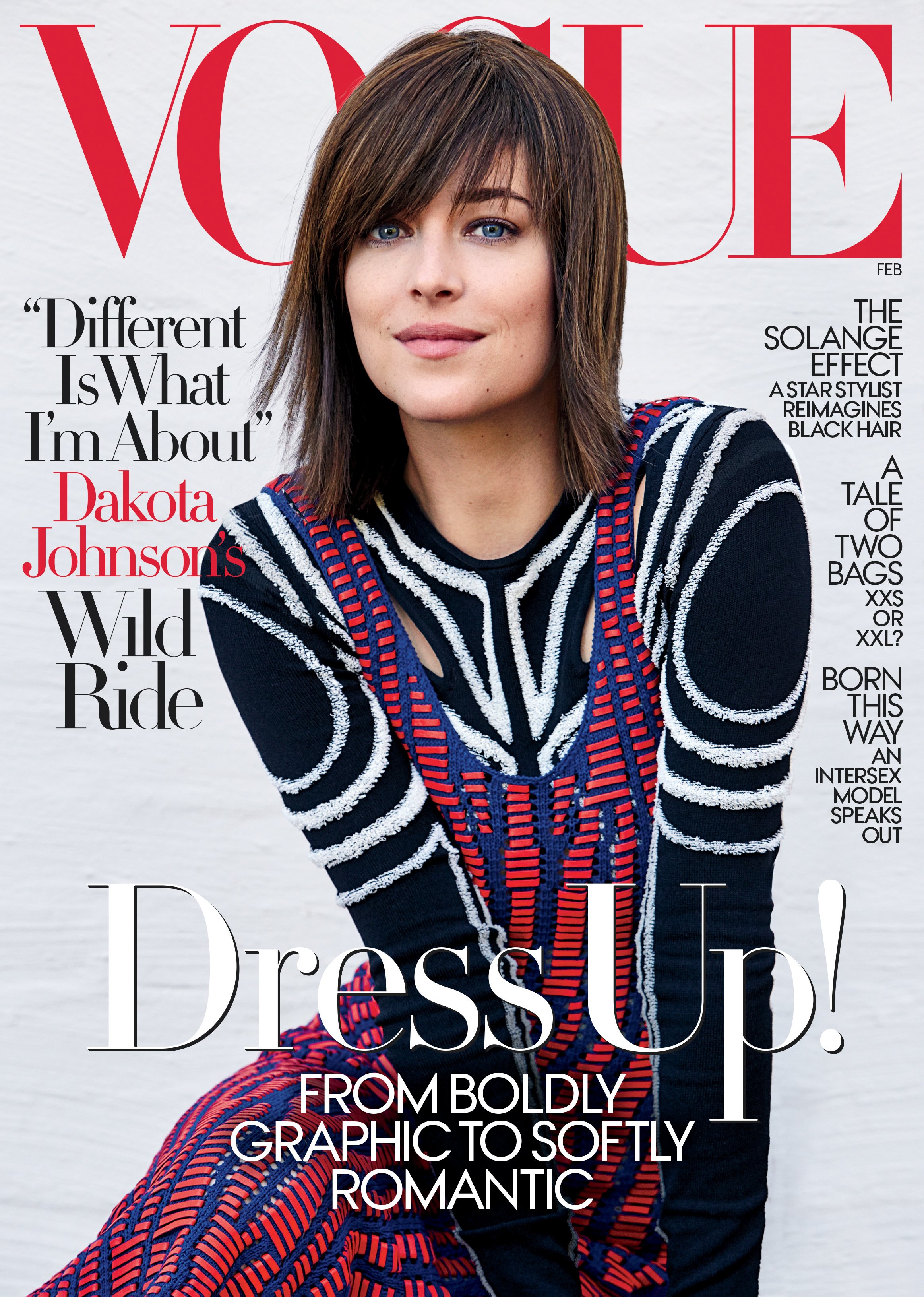 Dakota Johnson covers Vogue's Feb. 2017 issue