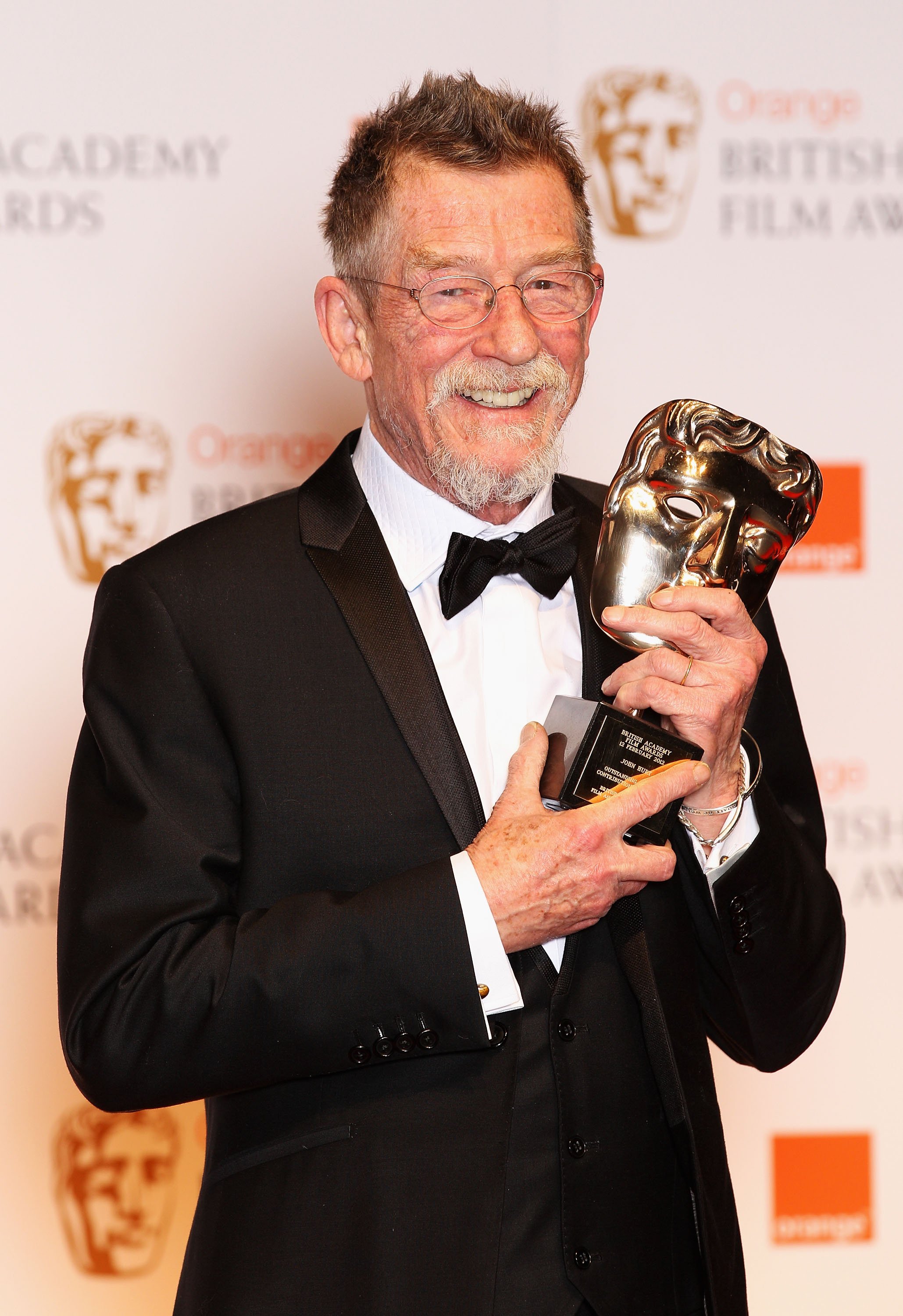 John Hurt at the British Academy Film Awards 2012