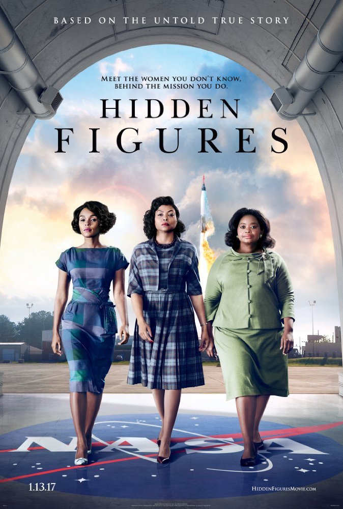 The official movie poster for 'Hidden Figures'