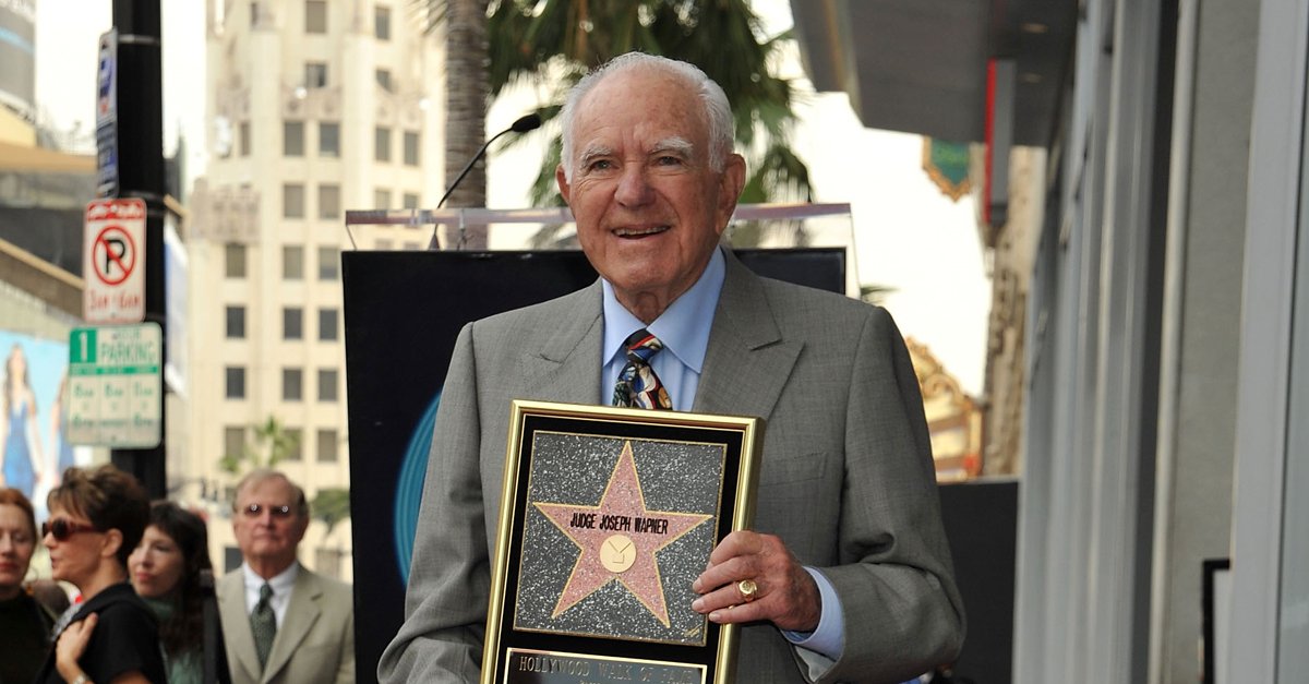 Judge Joseph Albert Wapner is honored on the Hollywood Walk Of Fame on November 12, 2009 in Hollywood, Calif.