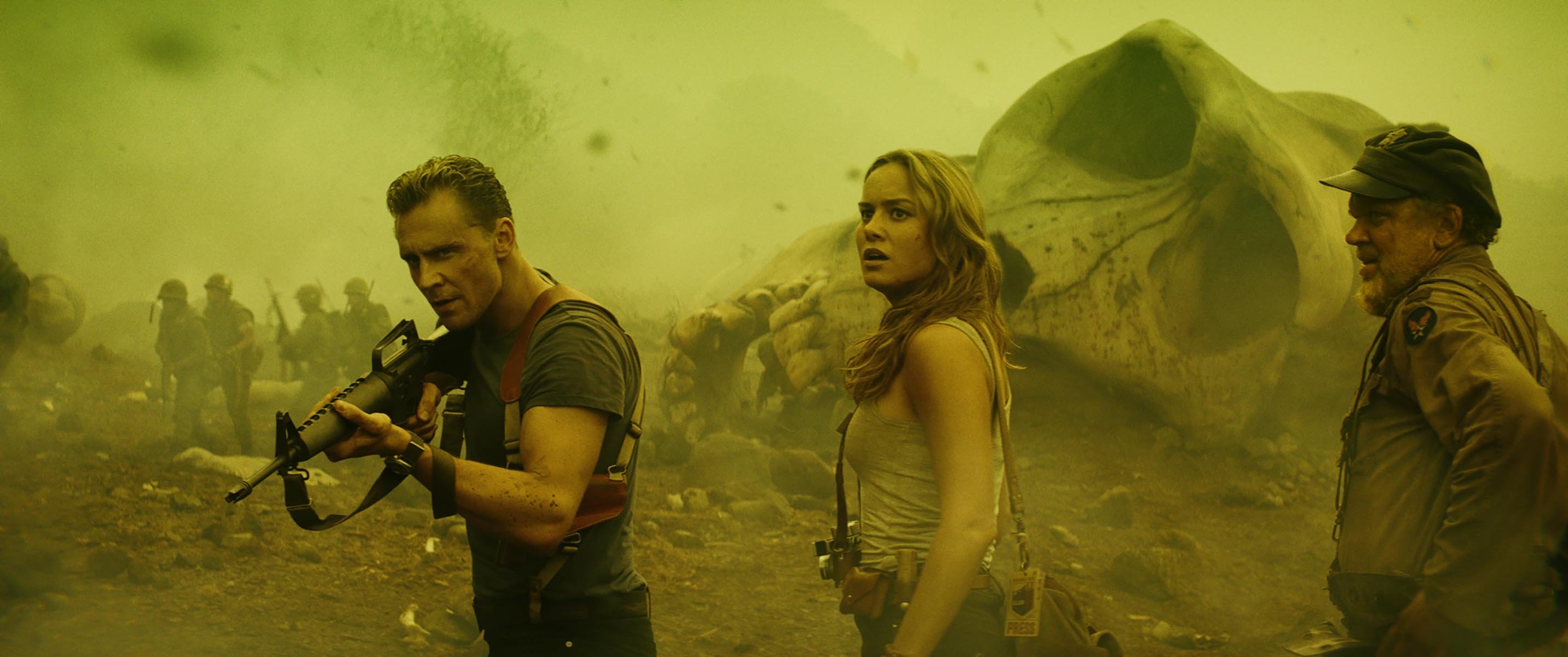 Tom Hiddleston, Brie Larson and John C. Reilly appear in Warner Bros. Pictures, Legendary Pictures and Tencent Pictures' action adventure "Kong: Skull Island"