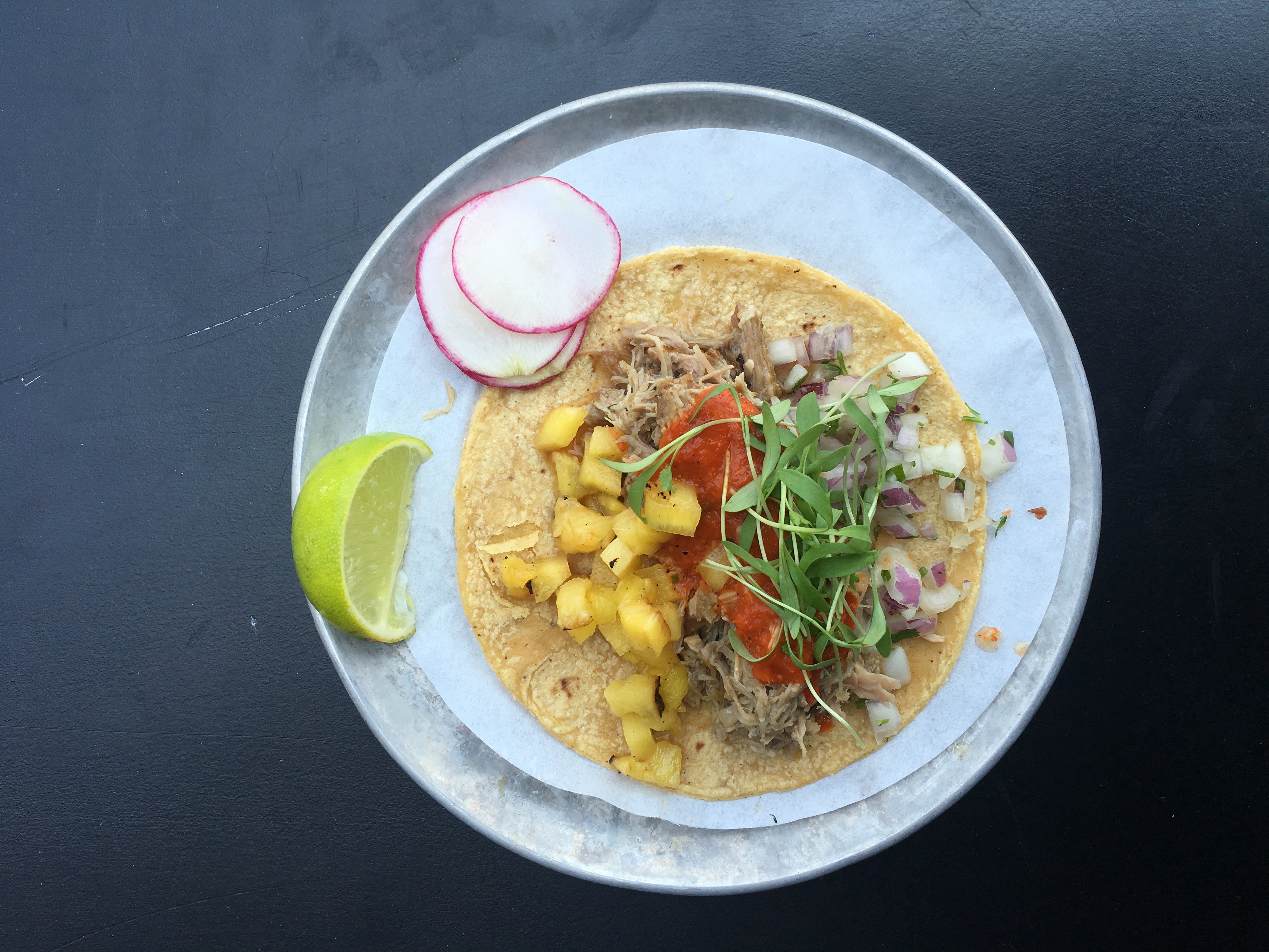 Carnitas with Grilled Pineapple