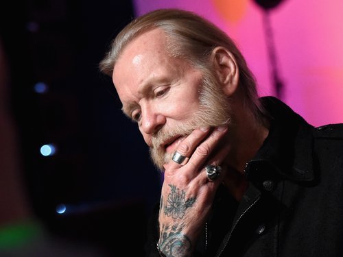 Gregg Allman speaks to the press before the Skyville Live & USA TODAY Presents A Salute to Gregg Allman on December 11, 2015 in Nashville