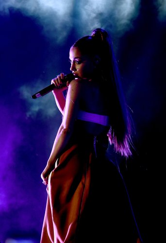 Ariana Grande performs onstage at the 2016 iHeartRadio Music Festival at T-Mobile Arena on September 24, 2016 in Las Vegas