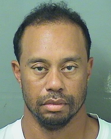 Tiger Woods' mugshot from his DUI arrest on May 29, 2017