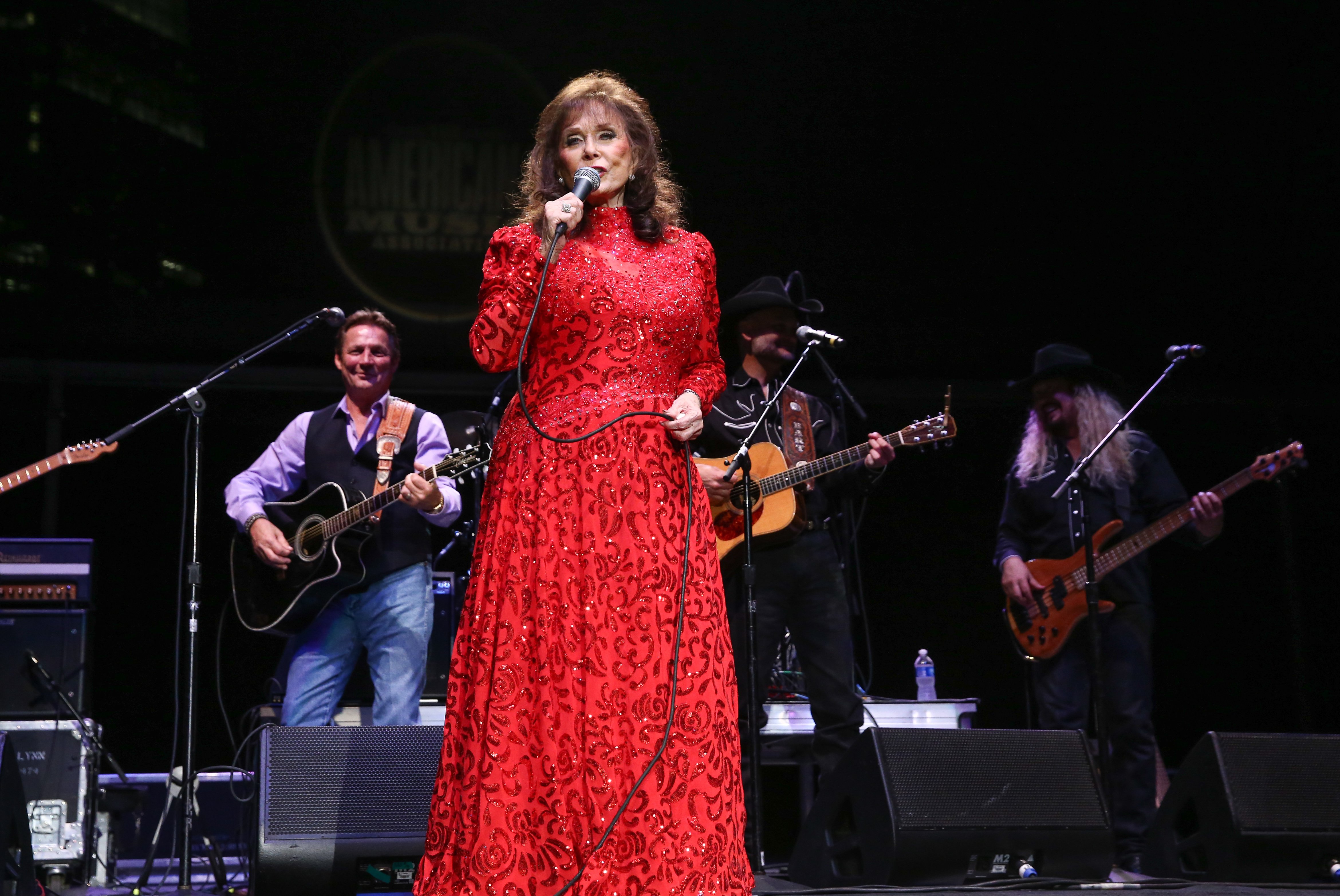 Loretta Lynn performs during the 16th Annual Americana Music Festival & Conference at Ascend Amphitheater on September 19, 2015 in Nashville