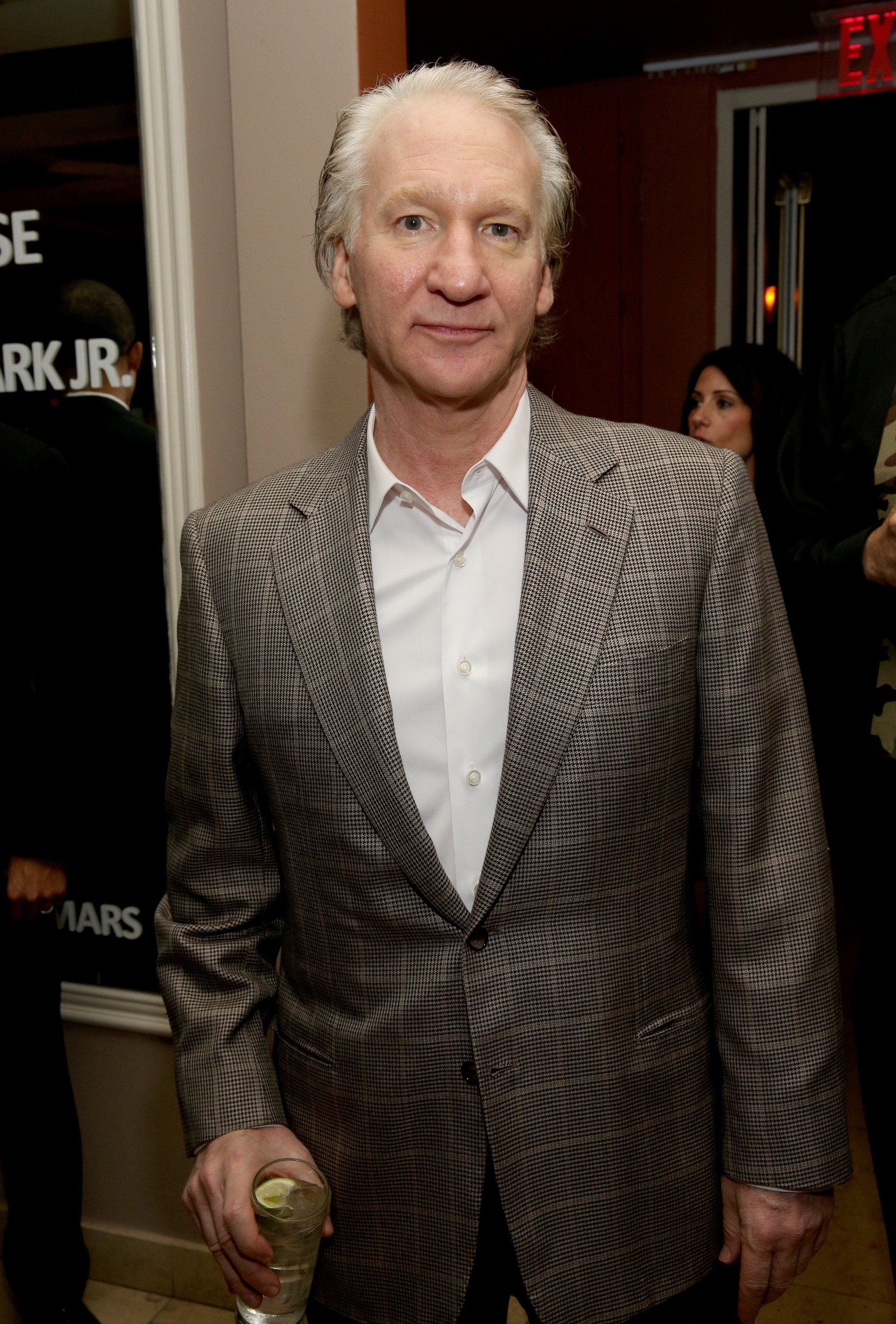 Bill Maher attends the Warner Music Group annual GRAMMY celebration on January 26, 2014 in Los Angeles