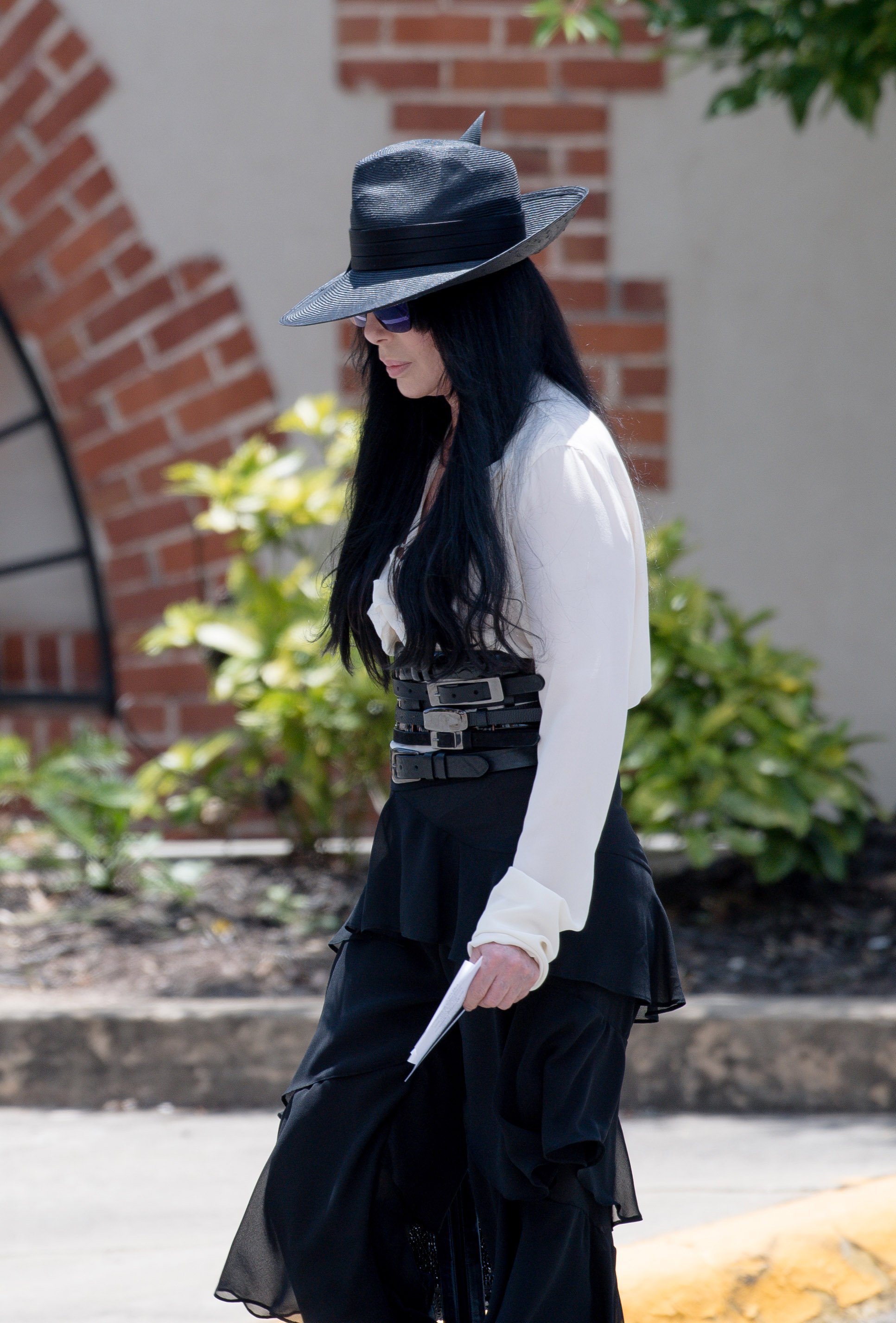 Cher attends the Gregg Allman funeral on June 3, 2017 in Macon, Georgia