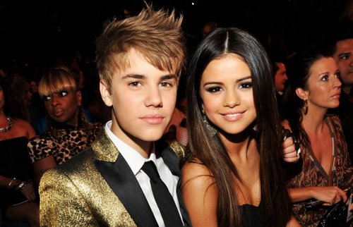 Justin Bieber and Selena Gomez spotted during the 2011 Billboard Music Awards at the MGM Grand Garden Arena in Las Vegas on May 22, 2011