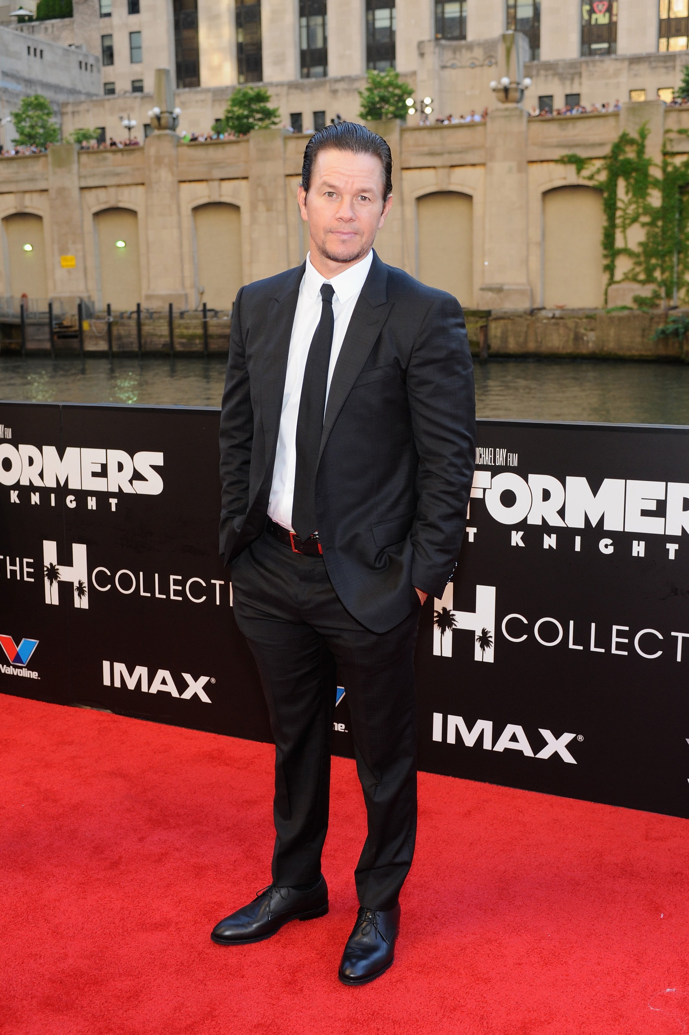 Mark Wahlberg attends the U.S. premiere of 'Transformers: The Last Knight' at the Civic Opera House on June 20, 2017 in Chicago