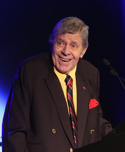 Jerry Lewis accepts the 2015 Casino Entertainment Legend Award at Global Gaming Expo's (G2E) Casino Entertainment Awards at Vinyl inside the Hard Rock Hotel & Casino on September 30, 2015 in Las Vegas, Nev.