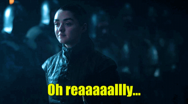 And, it turns out, Arya is so damn popular with fans that everyone is naming their babies after her!
