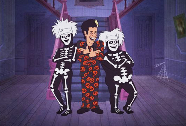 Well, guess what? There's gonna be an actual David S. Pumpkins Halloween special this year.