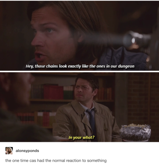 When Sam confused the heck out of Castiel.