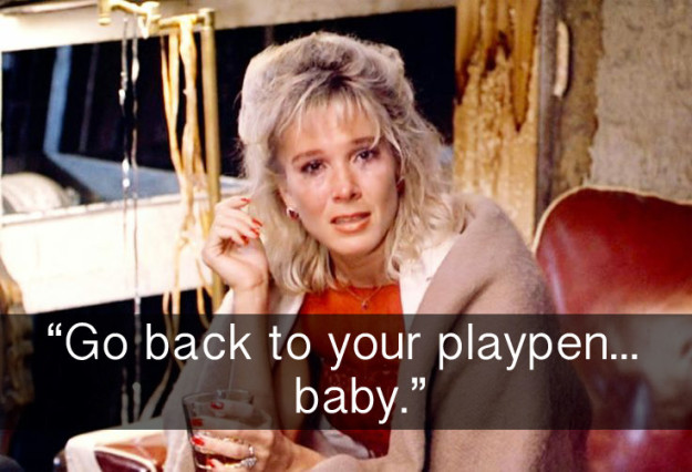 When Penny delivered the absolute most savage burn to Baby in Dirty Dancing.