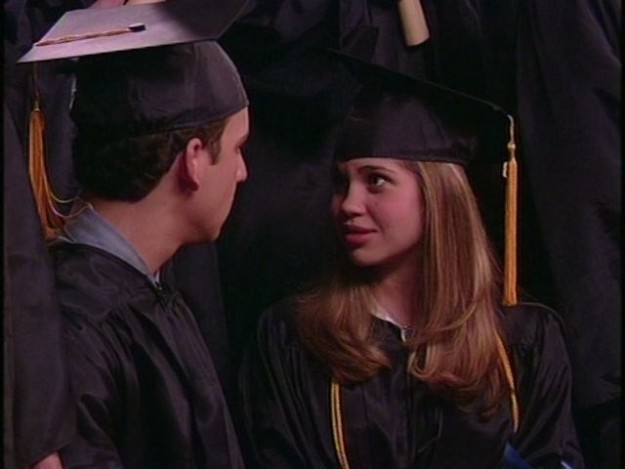 Topanga changing her college plans for Cory on Boy Meets World: