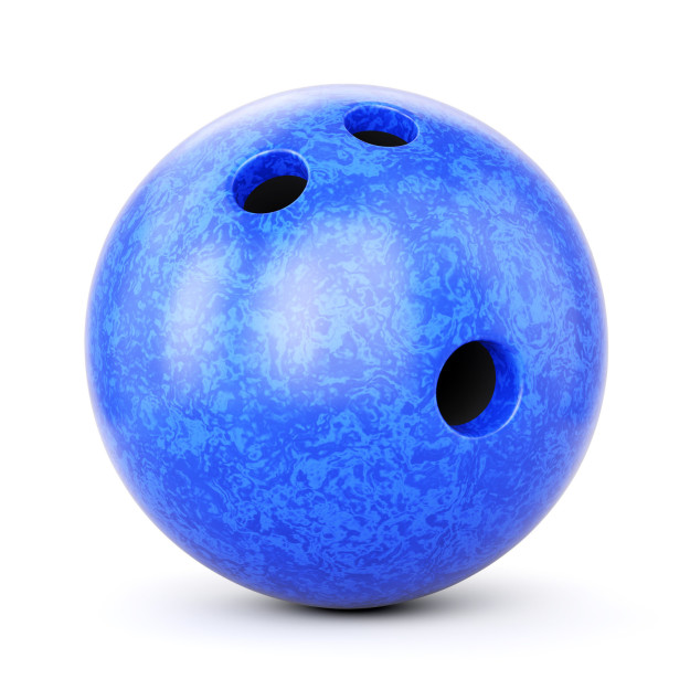A bowling ball