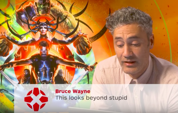 This "Bruce Wayne" commenter couldn't have seen him coming. BUT TAIKA WAS READY.
