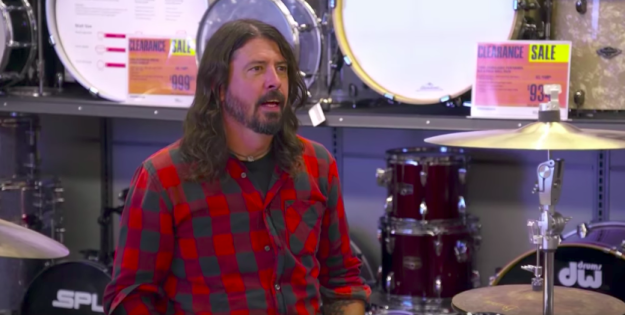 The band's famous frontman, Dave Grohl, agreed that the shoot was "a little uncomfortable."