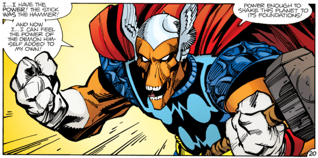 Comic book fan-favorite, Beta Ray Bill, is one of the few worthy enough to lift Mjolnir.