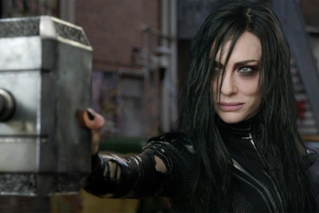 Cate Blanchett's character in Ragnarok is Marvel's FIRST female movie villain.