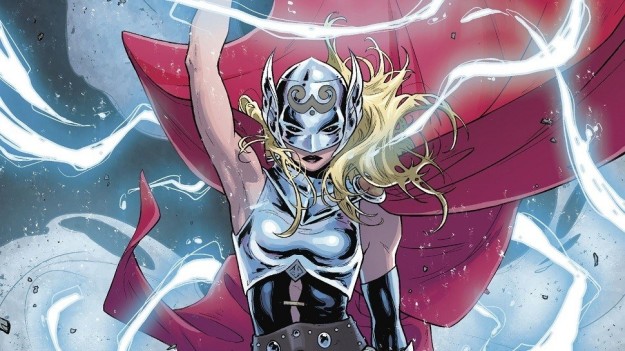 There's a kickass female Thor, who was revealed to be Jane Foster.