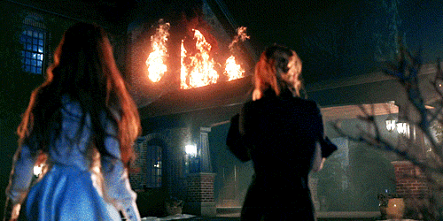 And when Cheryl literally burned down her house.