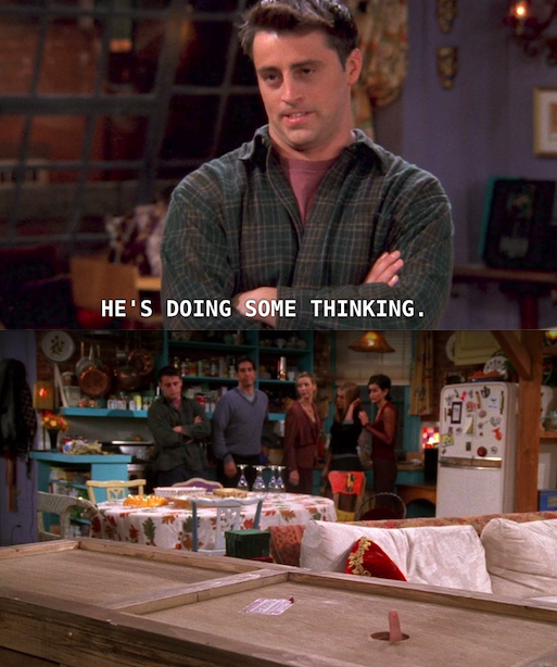 Chandler's punishment.