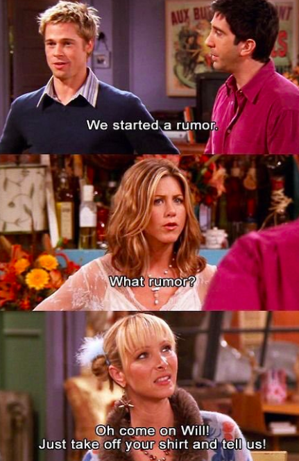 When Phoebe was smitten.