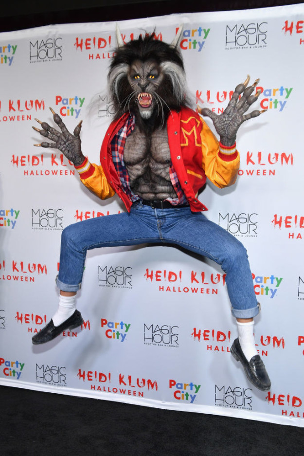 Well, Klum's best costume idea yet may have come in Halloween 2017. She dressed as the werewolf from Michael Jackson's "Thriller" music video, which debuted in 1983.