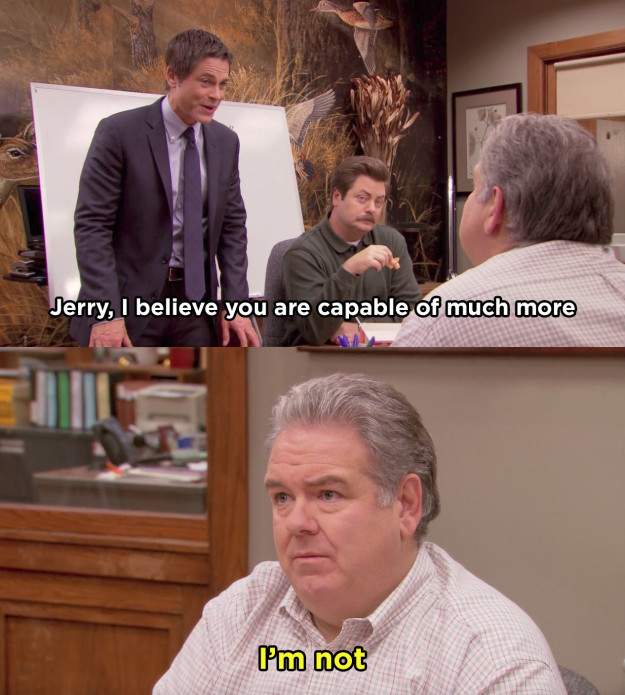 When Jerry was honest.