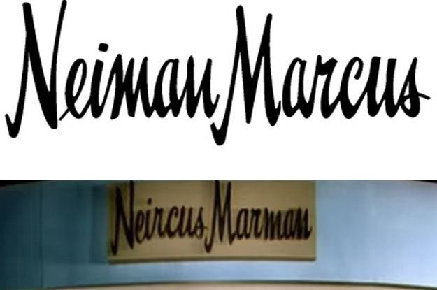 For good measure, here's the actual store font (top) paired with the one from Cantrell's video (bottom).