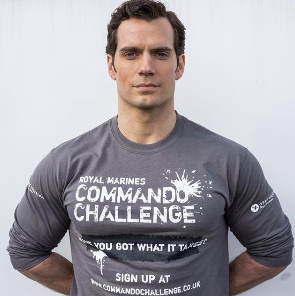 This is Henry Cavill. Not only is he a certified hottie biscotti with a naughty little body, he also plays Superman in the new Justice League film.
