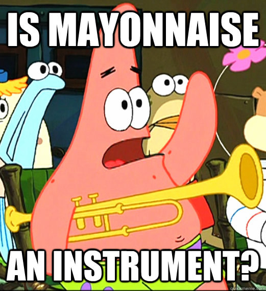 When Patrick just wanted to learn to play an instrument: