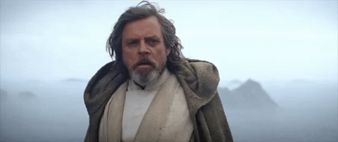 When asked about how "dark" Luke seems in the promotion for this film, Hamill said: "In The Force Awakens, Luke has lost confidence in his ability to make good choices. It haunts him to the core. But he hasn’t gone to the dark side."