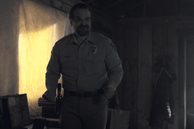 Now, for the rest of you who are done with Season 2 and looking for a way to fill the void in your heart, let's take a moment to talk about love-of-my-life Chief Hopper.