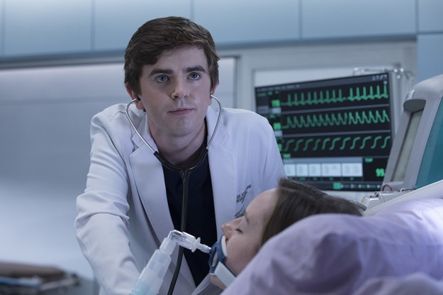 Dr. Shaun Murphy, played by Freddie Highmore, in The Good Doctor