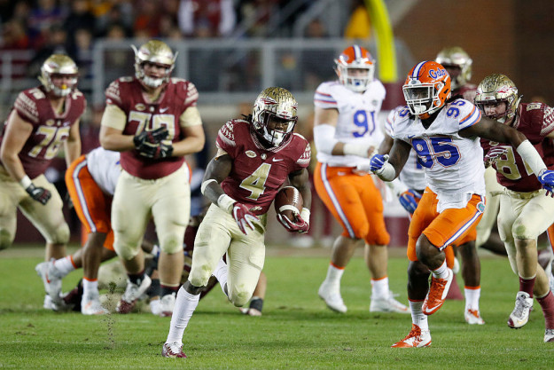 The biggest game of the year is Florida State vs Florida.