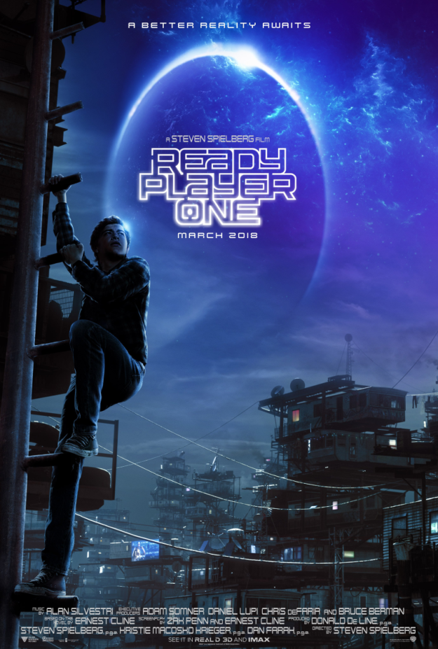 Over the weekend, the poster for Steven Spielberg's Ready Player One based on the Ernest Cline novel of the same name was released.