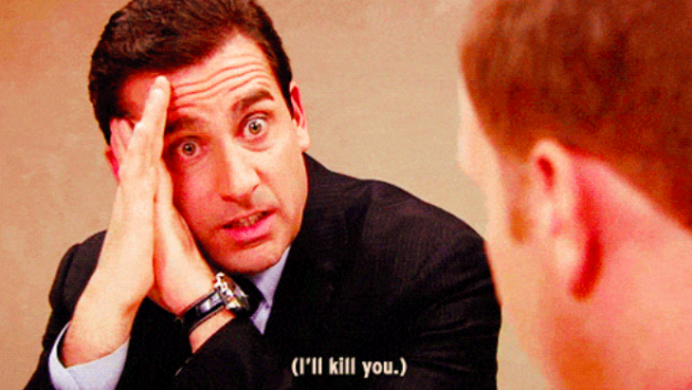 When Toby got in the way of Michael impressing Holly.