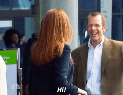 When Toby tried to greet Nellie.