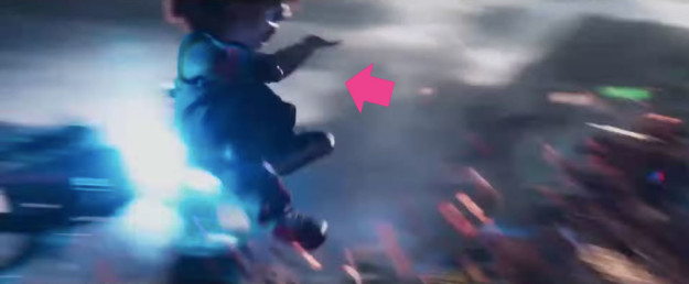 You can see Chucky doing some sick martial arts moves during the big battle scene.